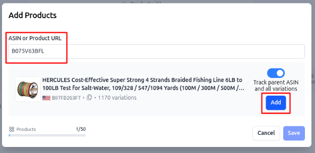 Step 2 - Add Product