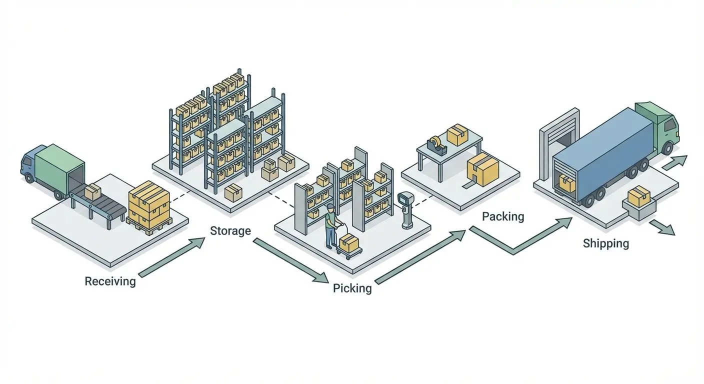 fulfillment center workflow