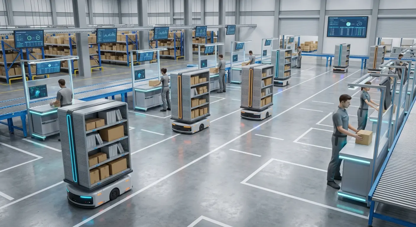 Amazon warehouse automation