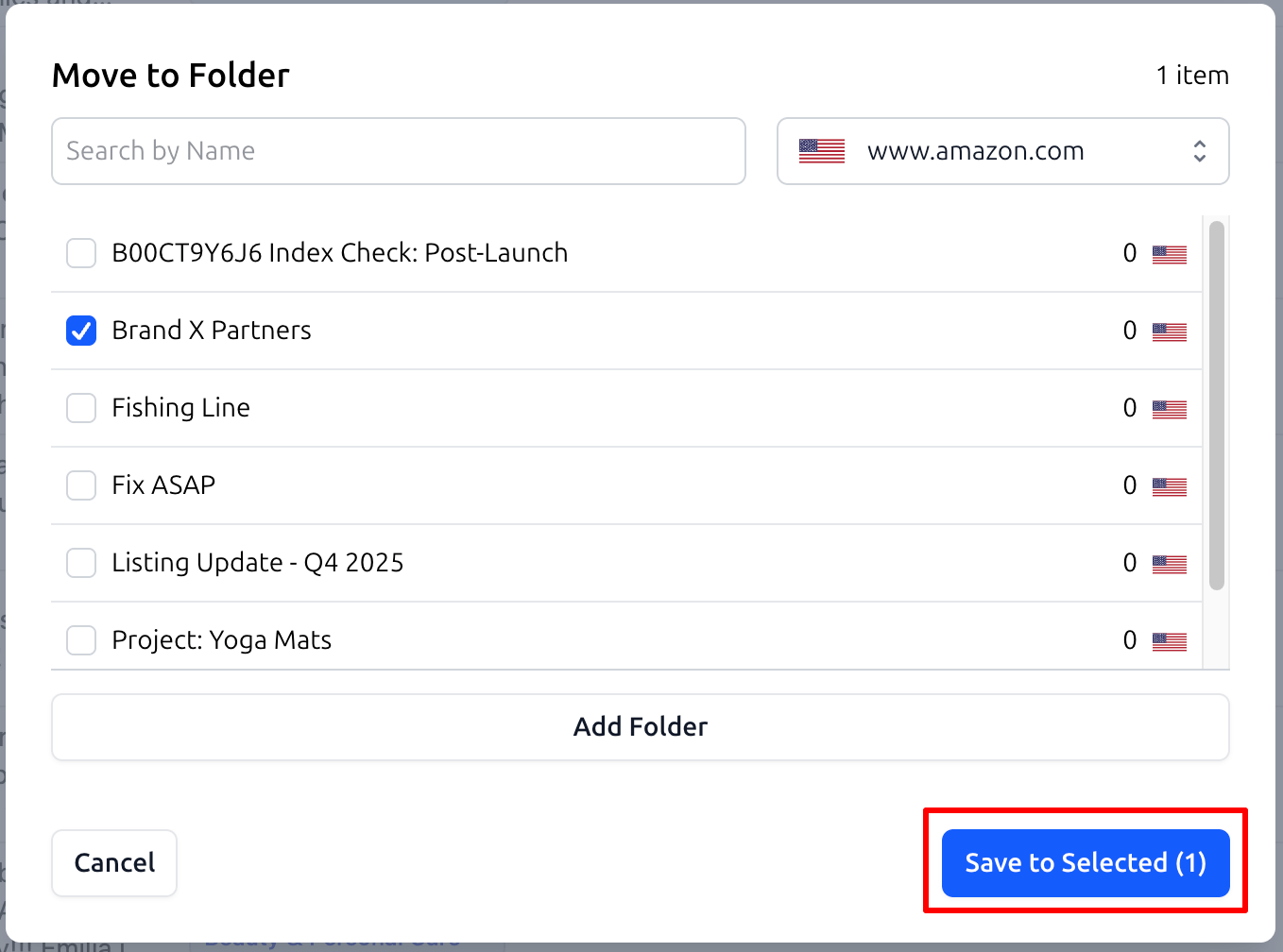 Influencer Radar Save to Bright List