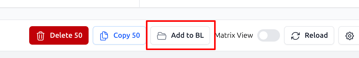 Keyword Research Export to Bright List