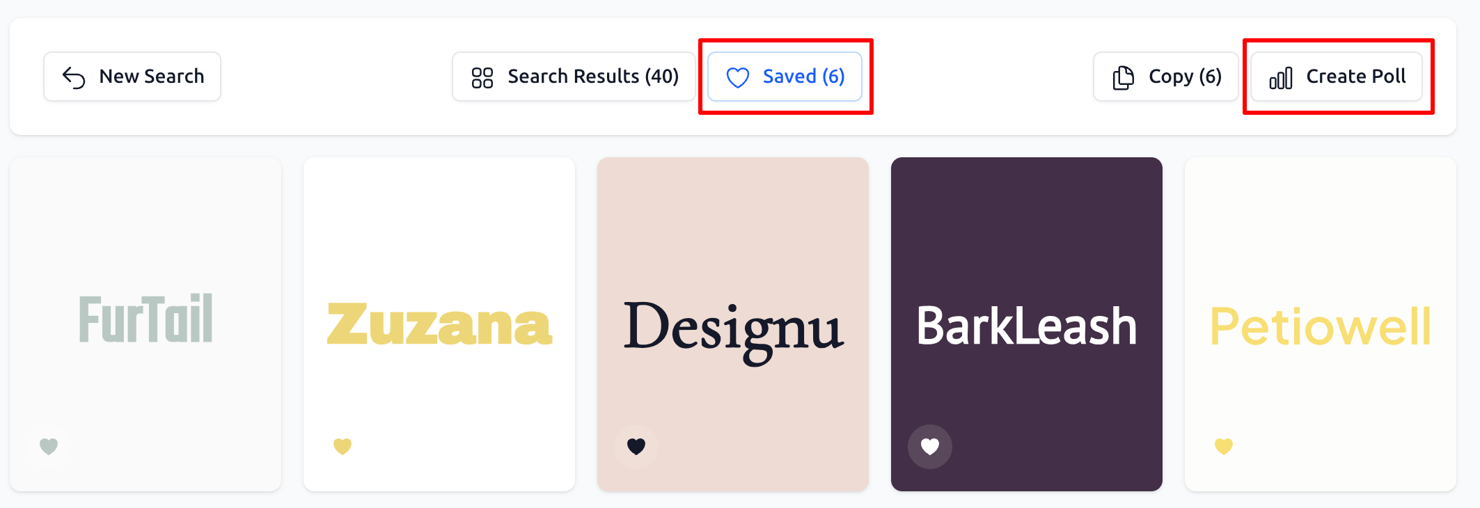 Brand Generator - Initiate the Poll