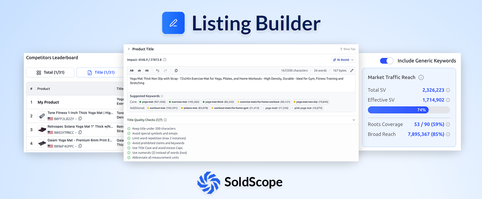 Listing Builder Overview