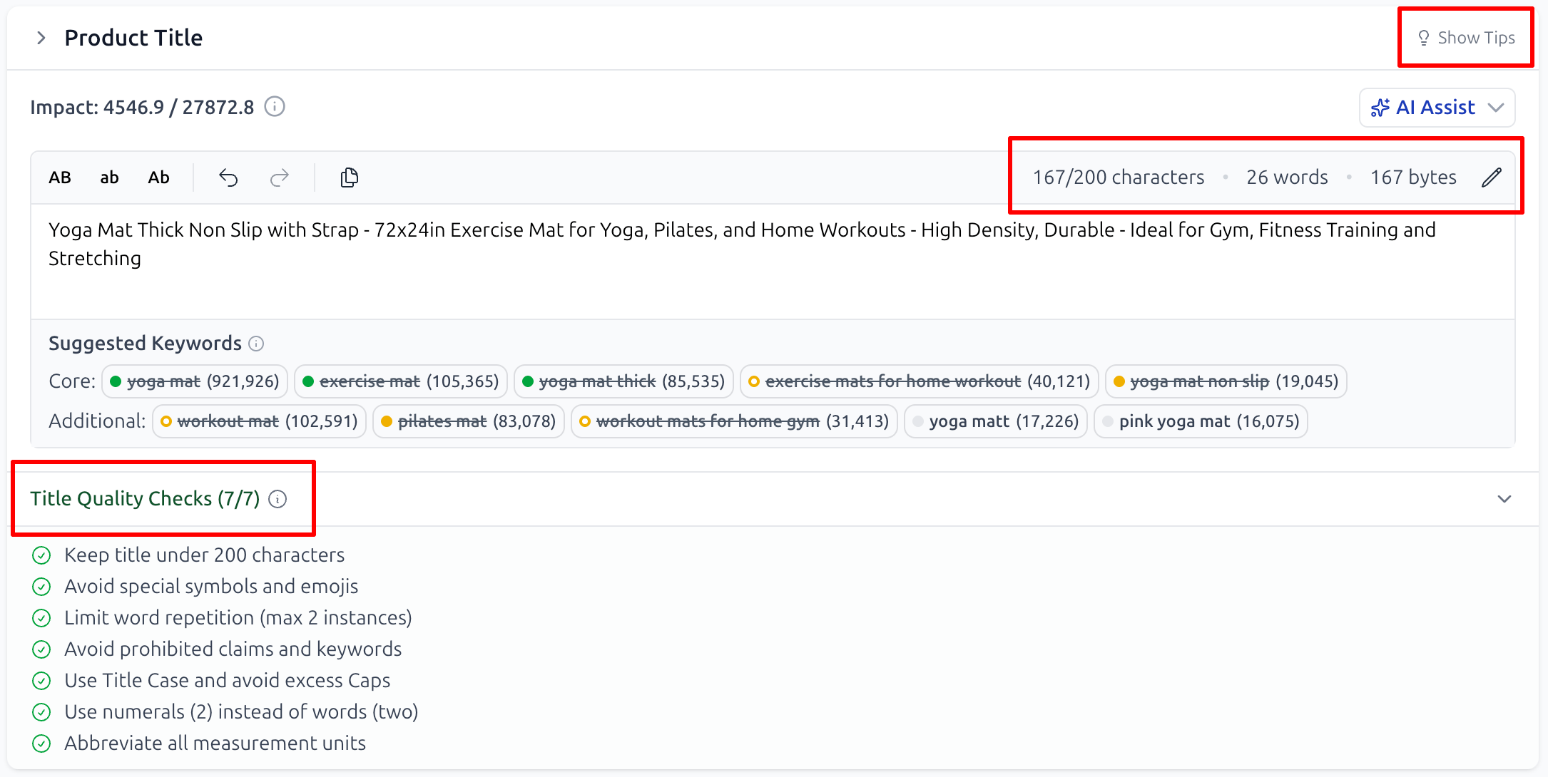 Listing Builder Editor - Section