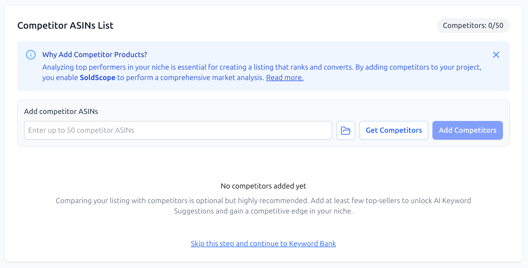 Listing Builder - Create Step 2
