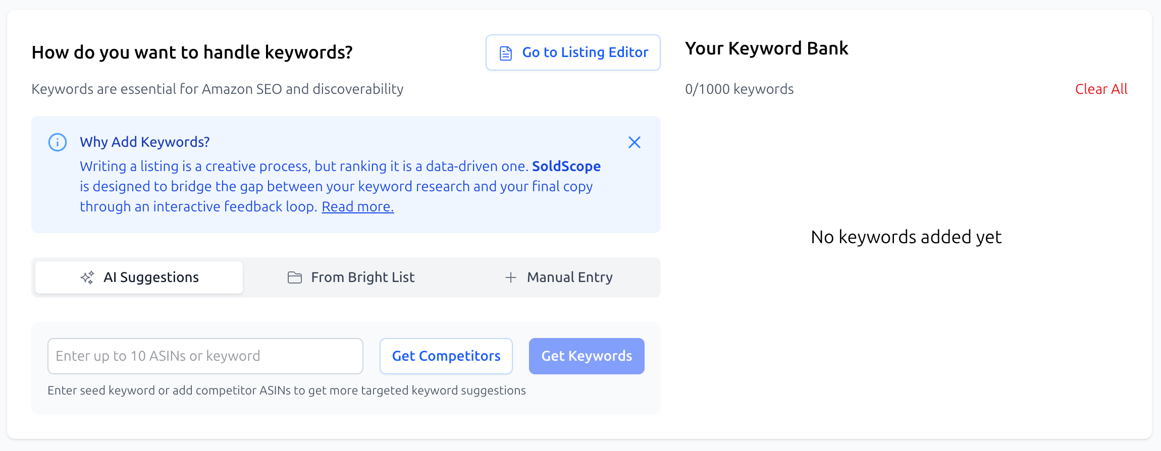 Listing Builder - Create Step 3