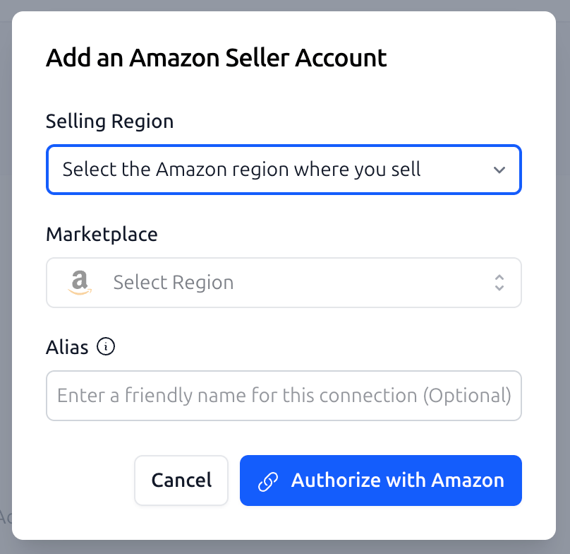 Connect Account Modal