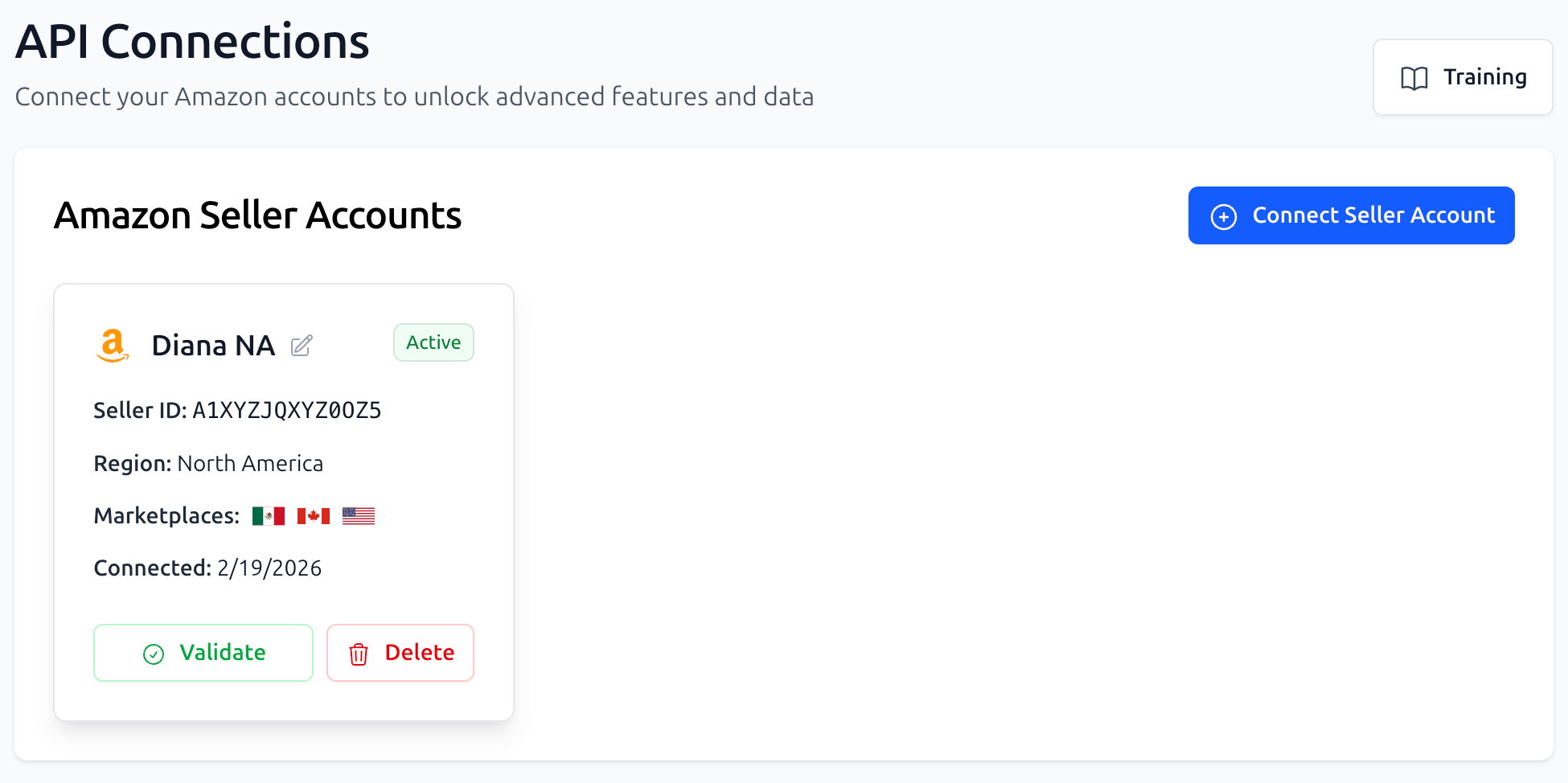 Connected Amazon Accounts