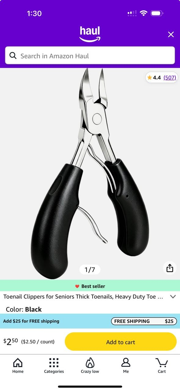 Amazon Haul product card
