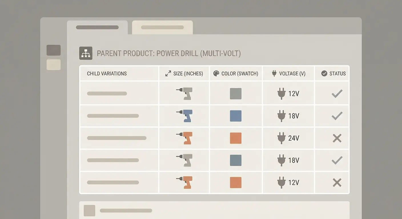 product variation dashboard