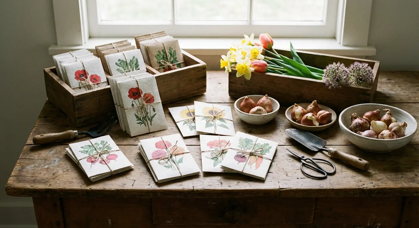 seeds and bulbs assortment
