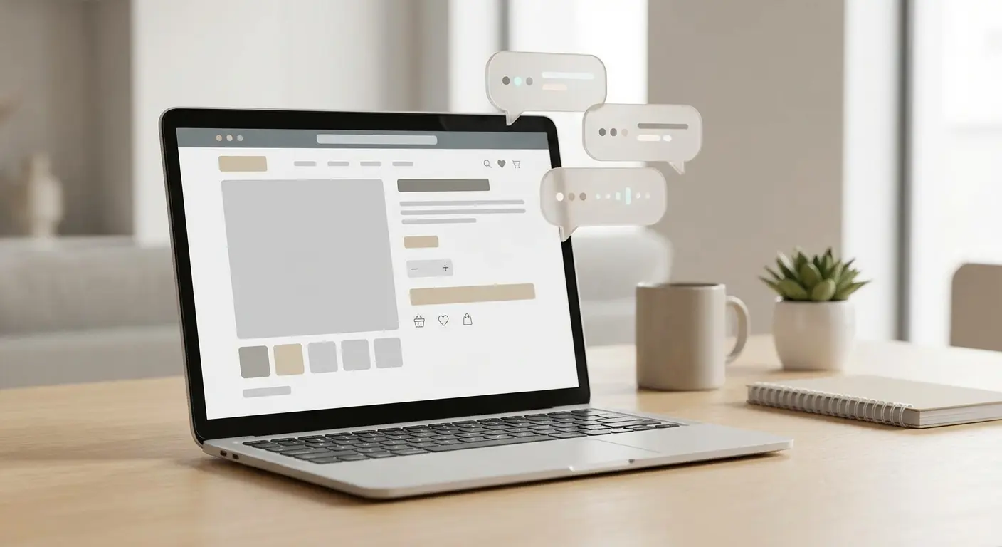 AI shopping interface