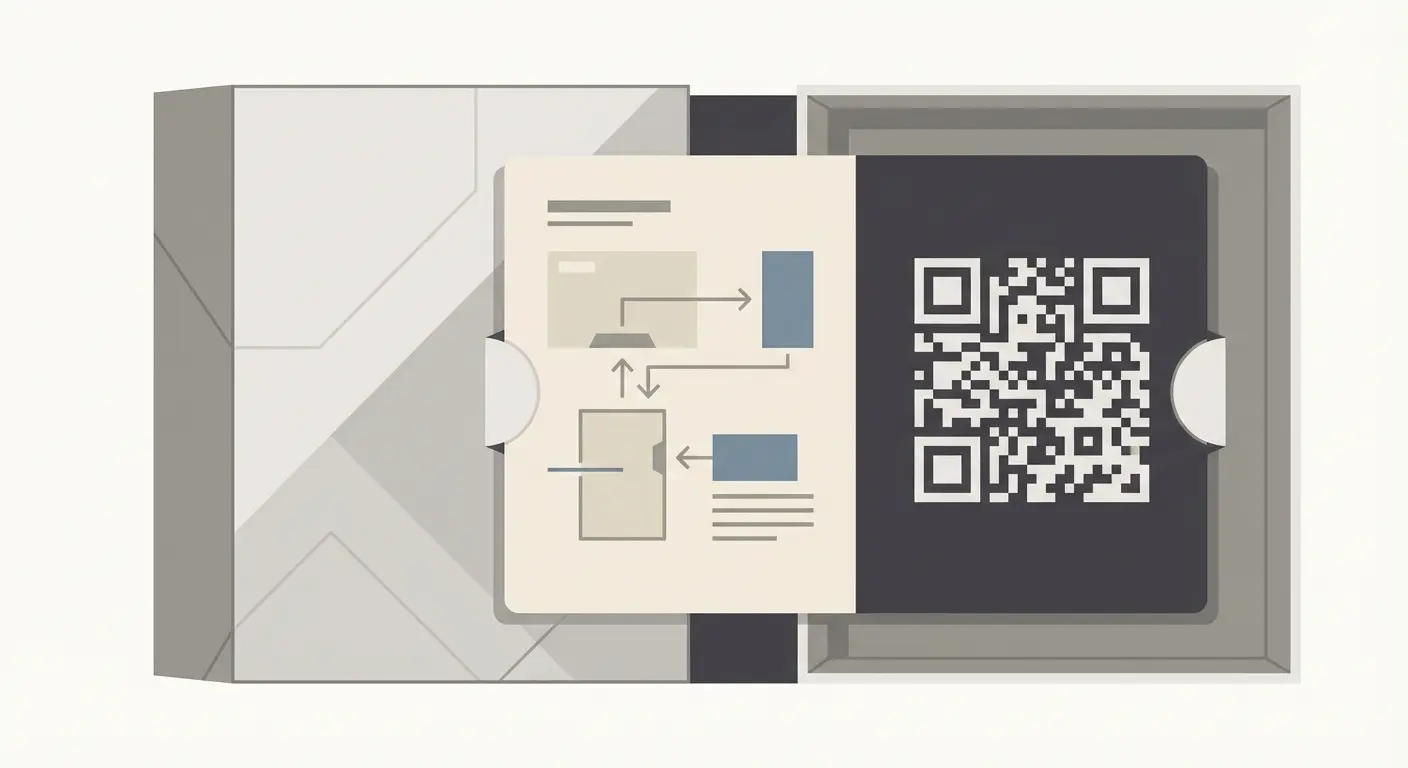 Technical setup insert card