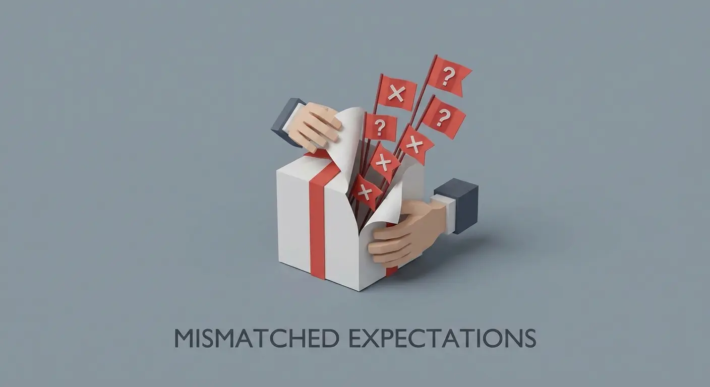 Tempting versus trustworthy visual