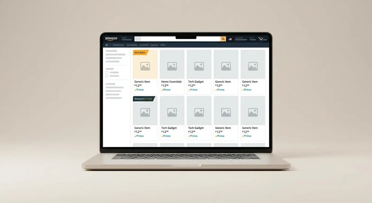 Amazon search badges overview