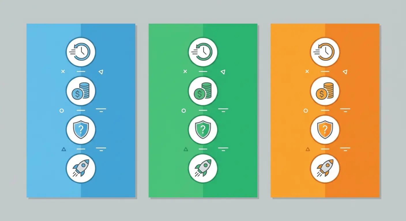 Business model comparison panels