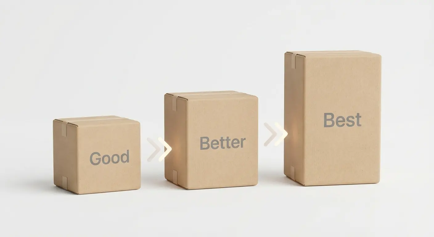 three tier product ladder