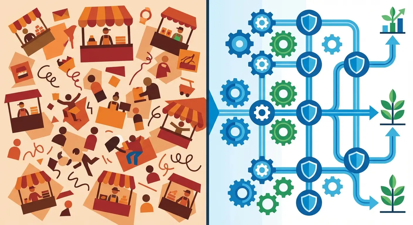 Marketplace control contrast