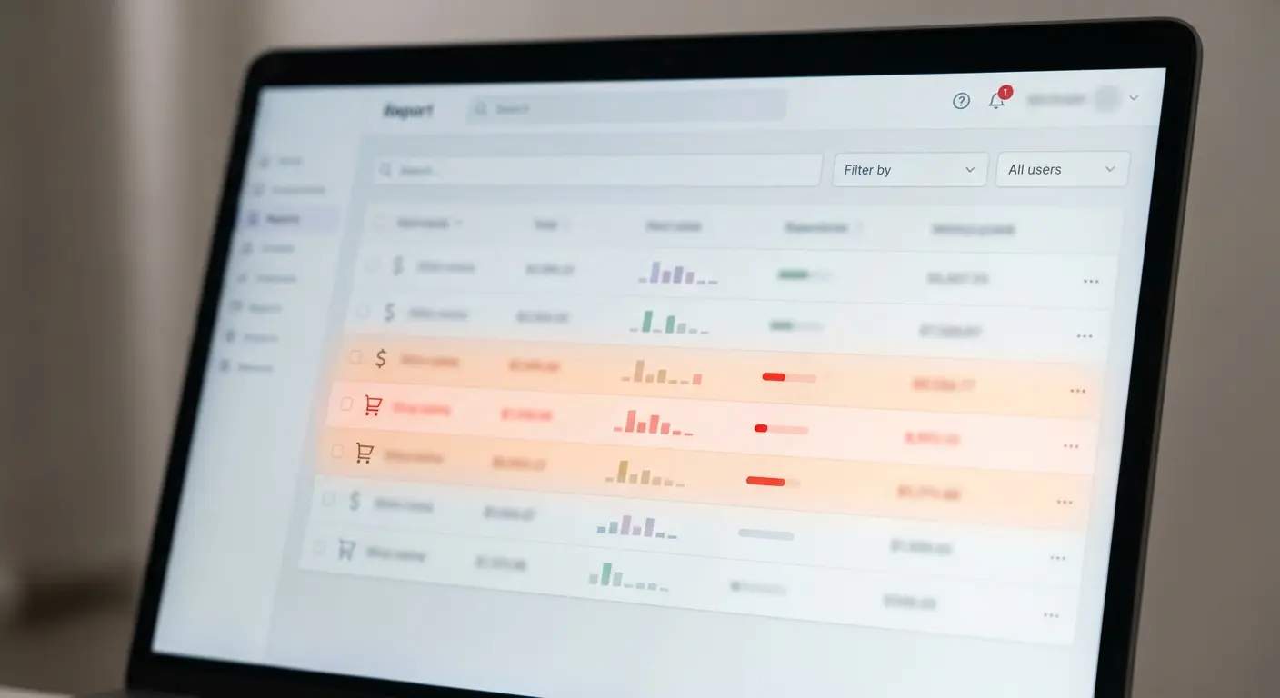 Search term report view