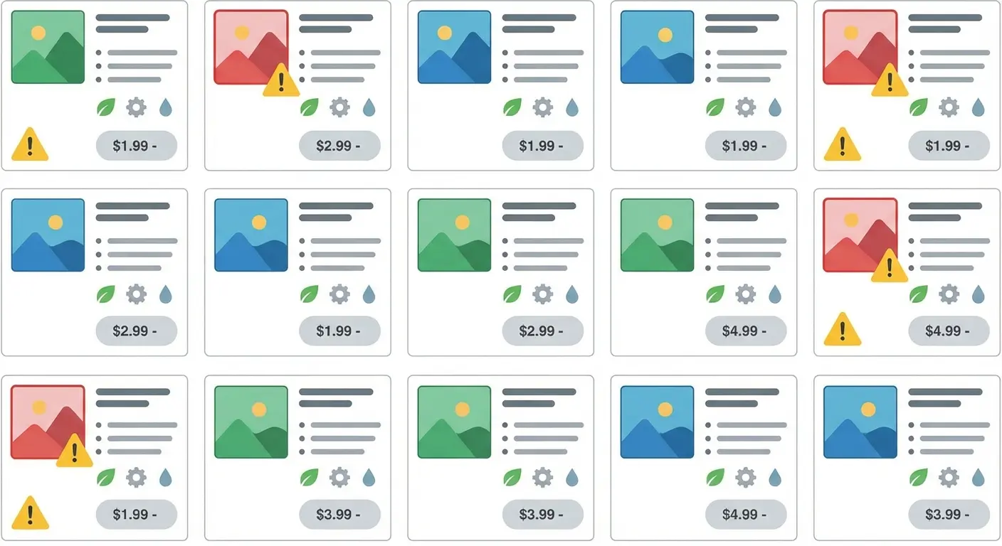 listing field components