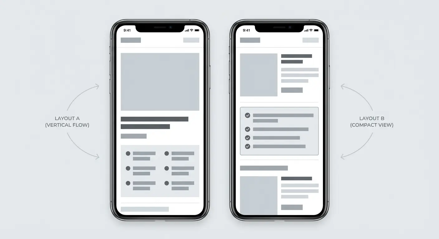 Bullet point layouts