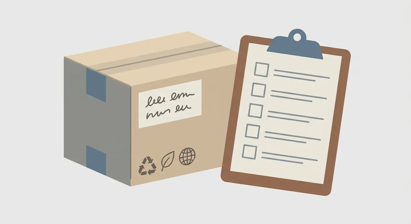 Product compliance checklist