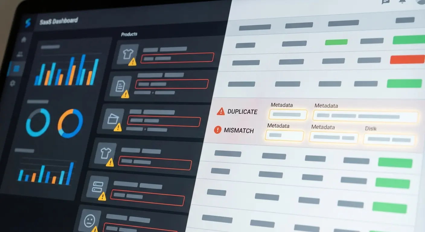 catalog management dashboard