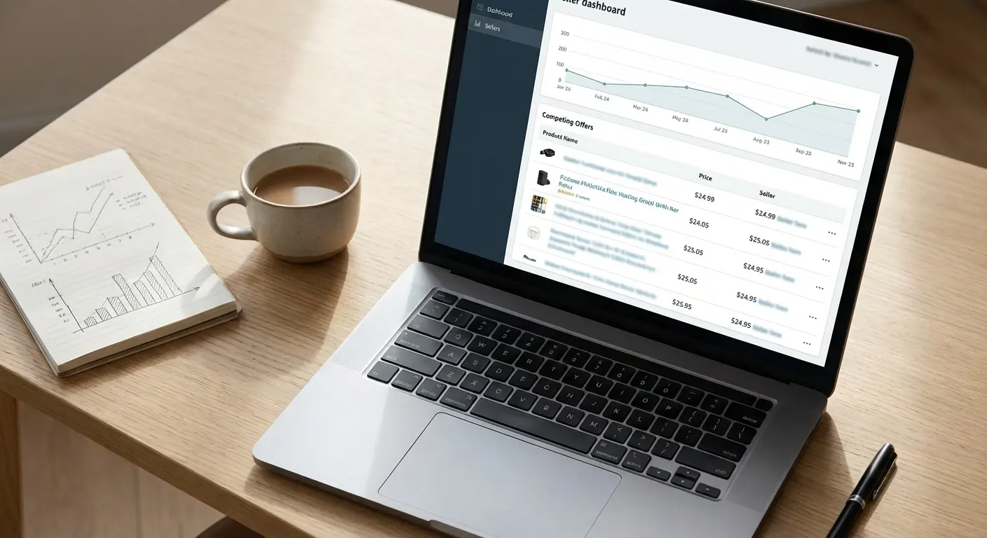 Amazon seller dashboard view