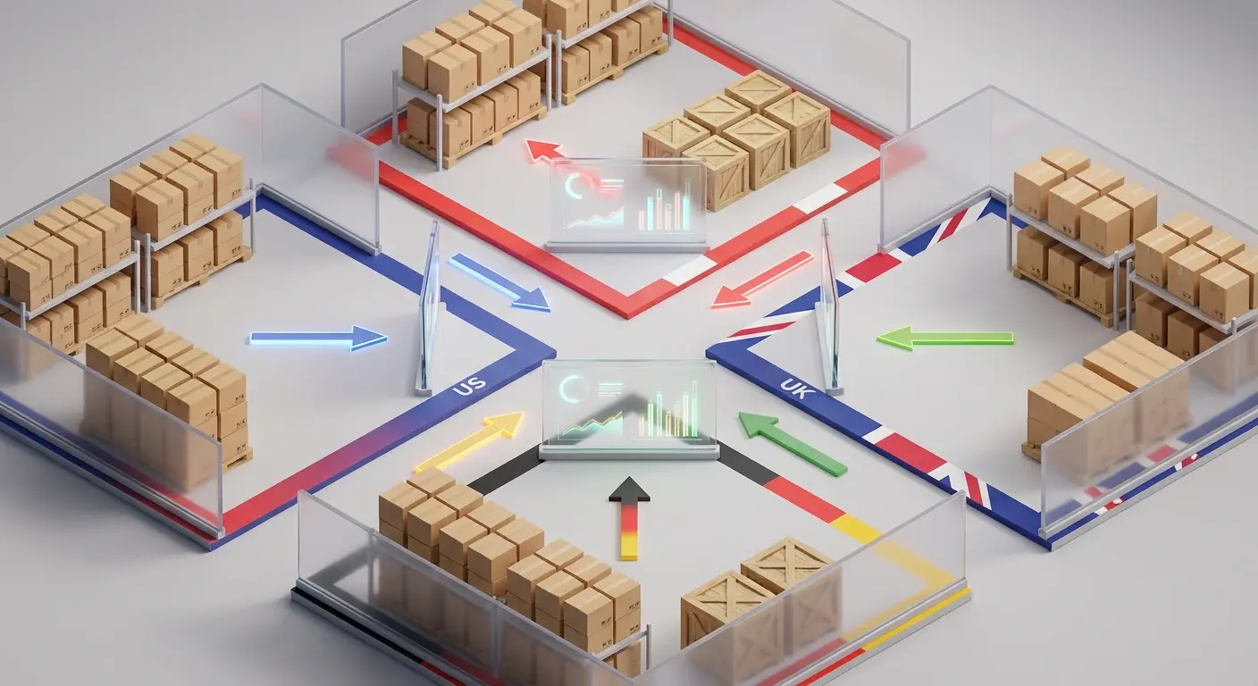 multi-country inventory flow