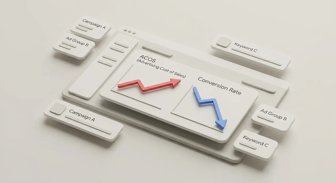 Amazon ads dashboard metrics