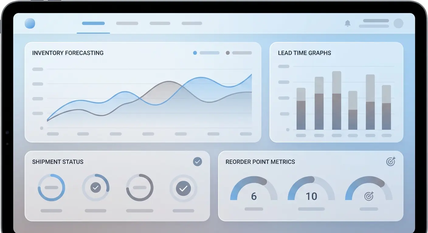 inventory forecasting dashboard