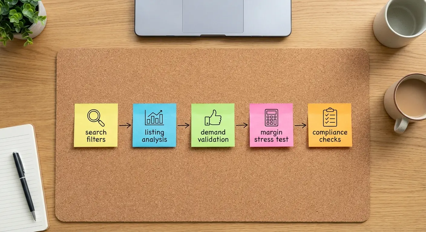 Product research workflow steps