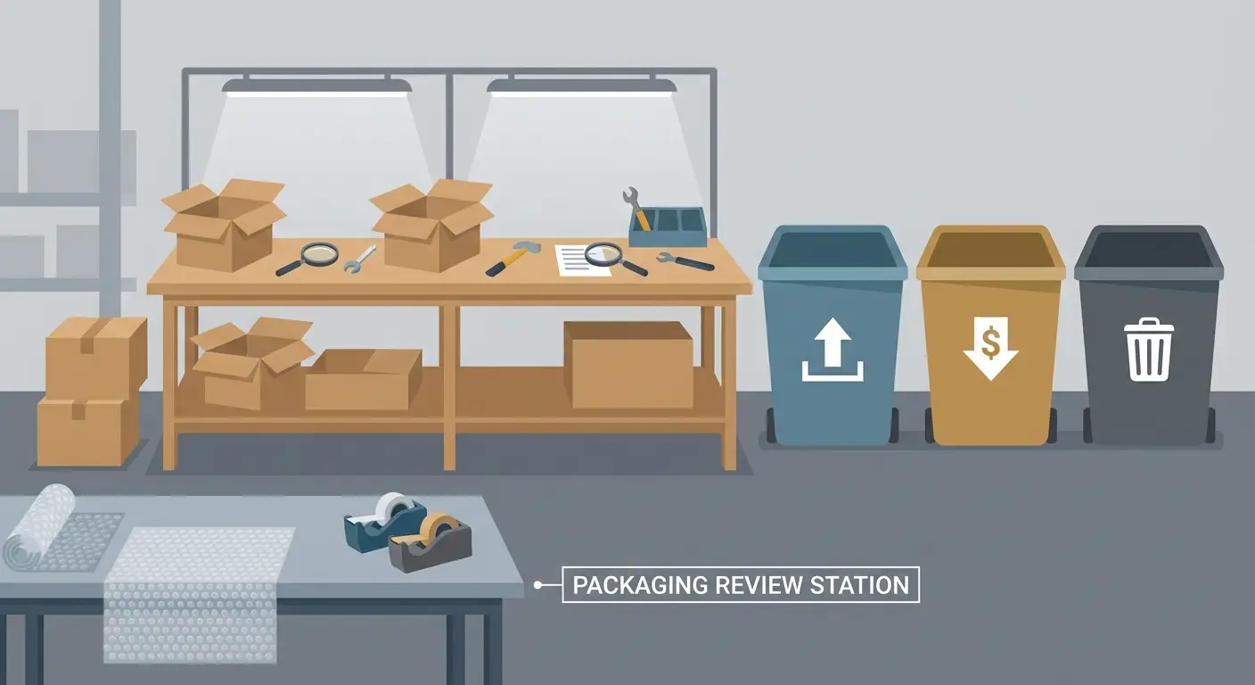 FBA returns processing station