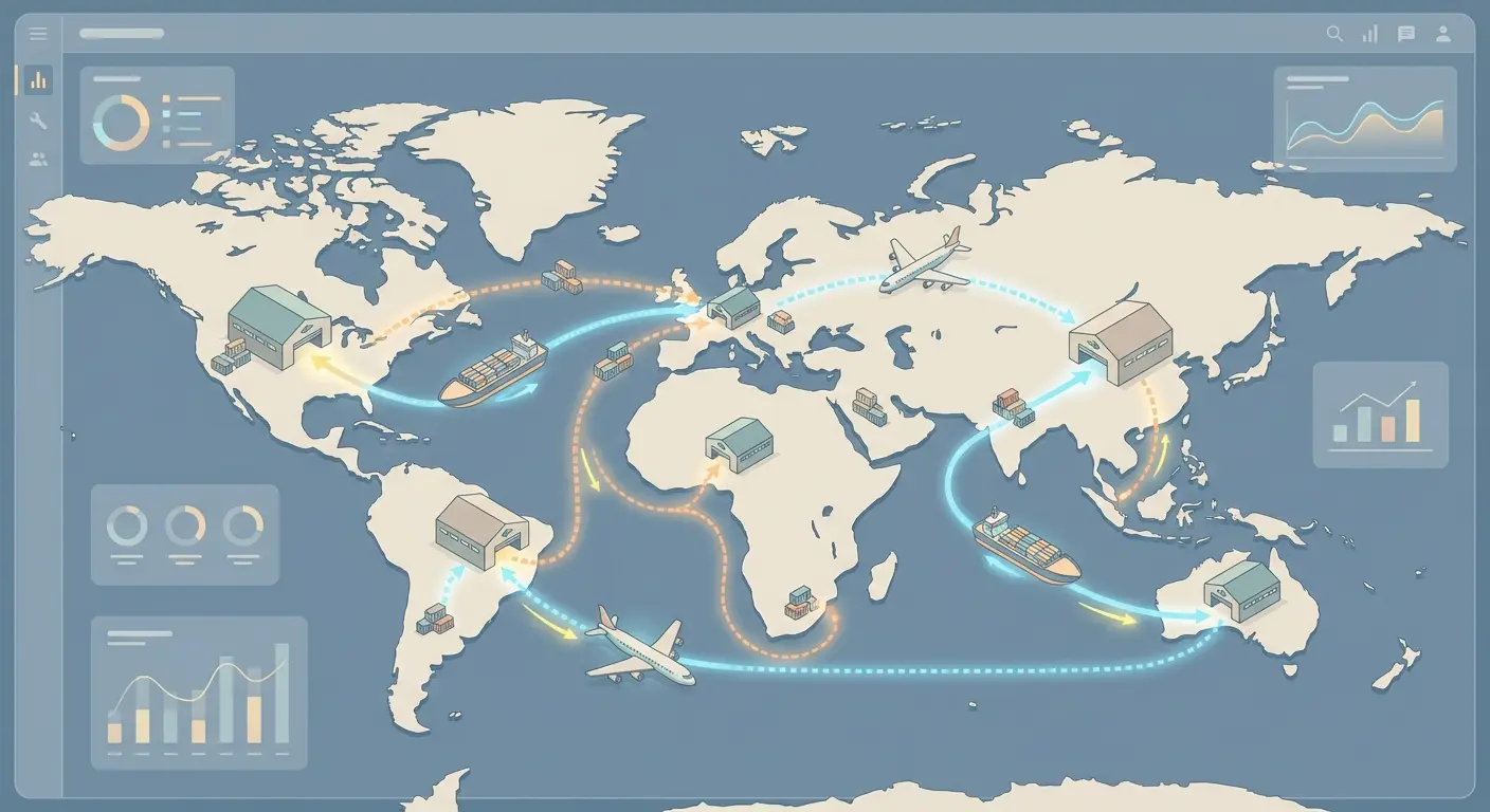 global FBA logistics network