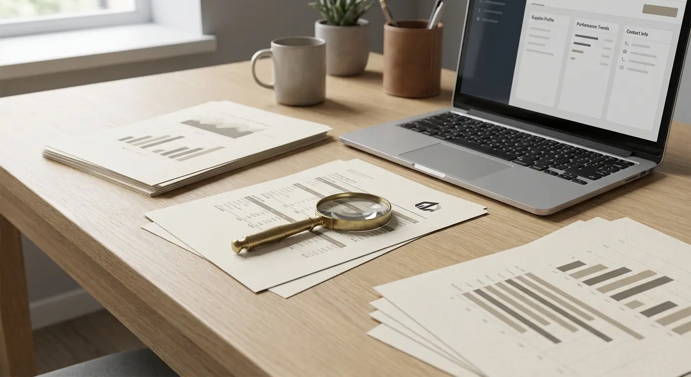 Supplier audit documents