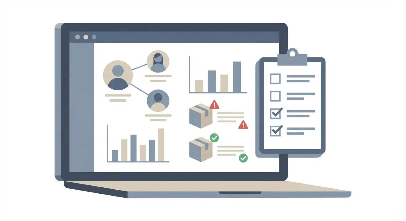 seller dashboard access map