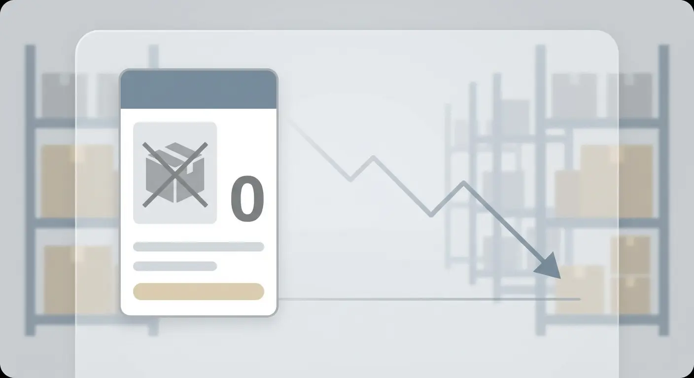 Zero inventory dashboard