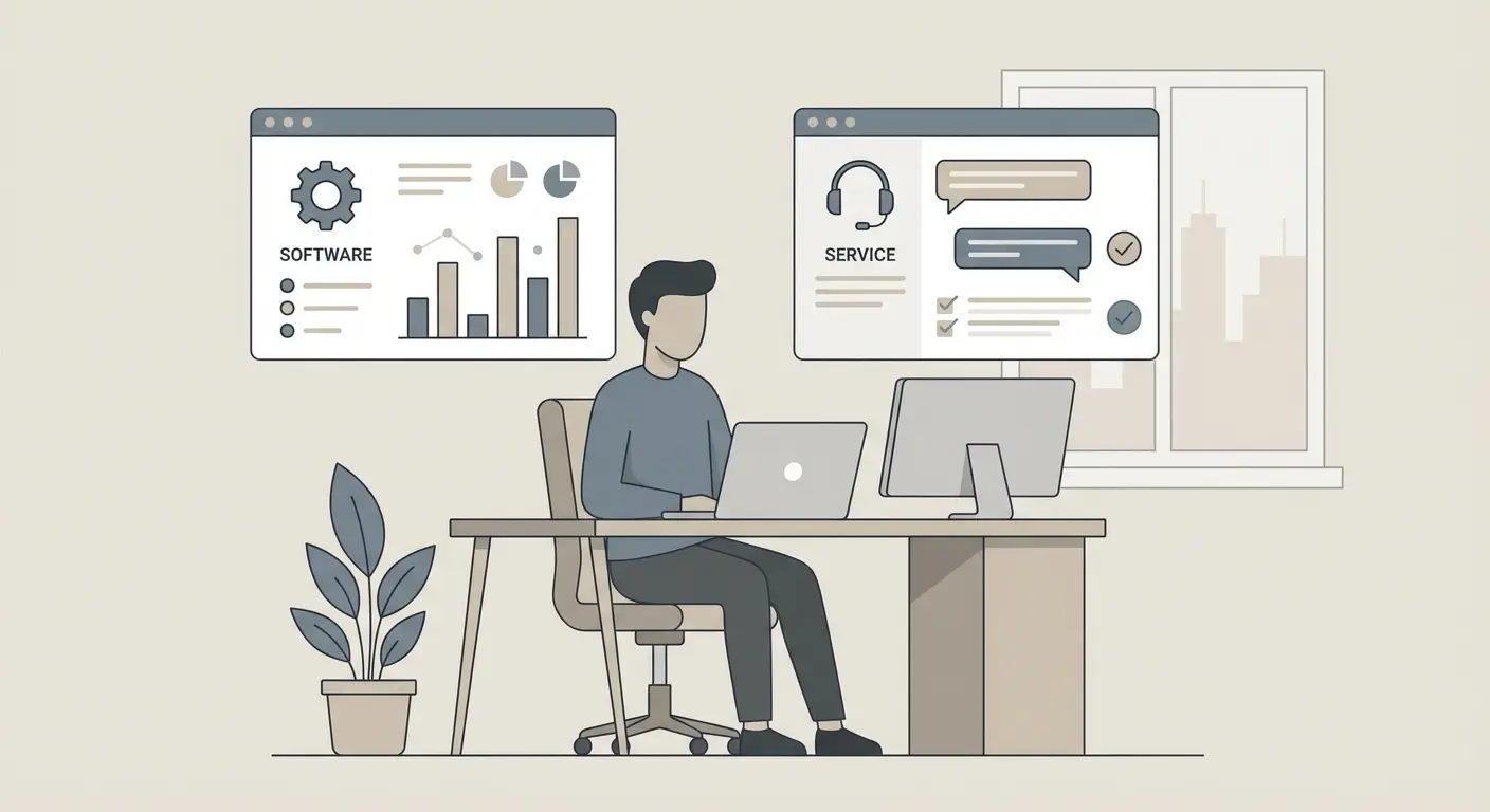 software vs service comparison