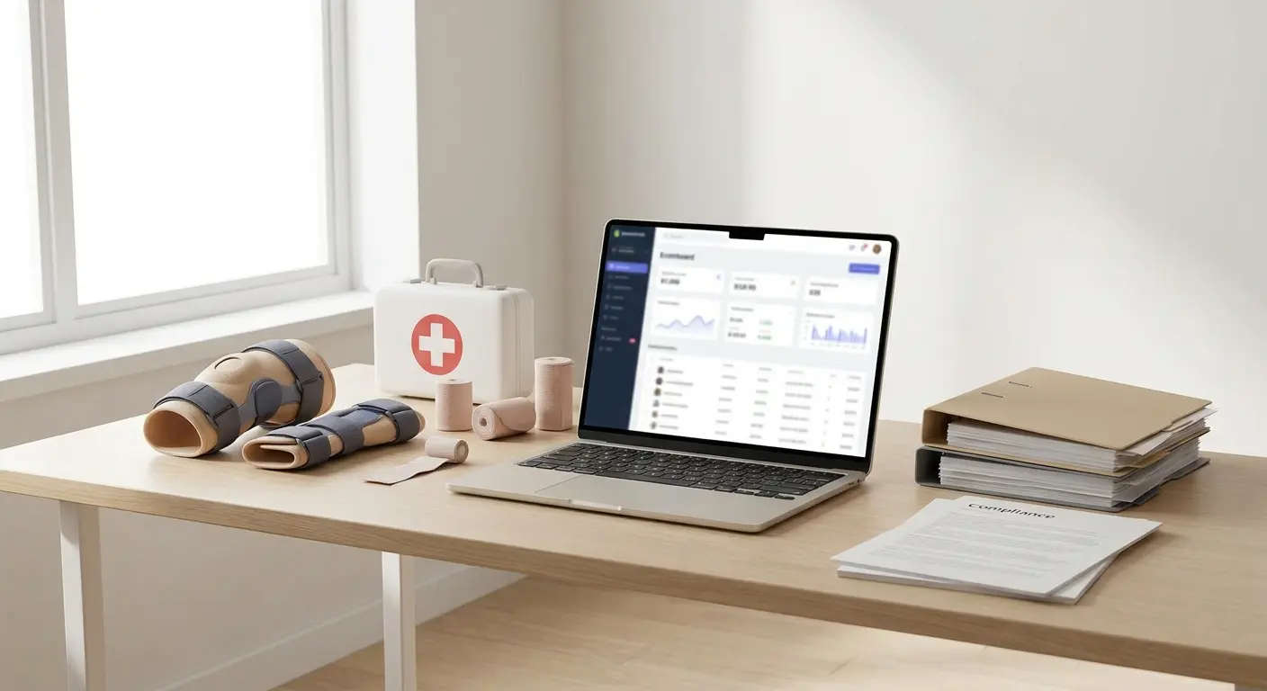medical ecommerce workspace