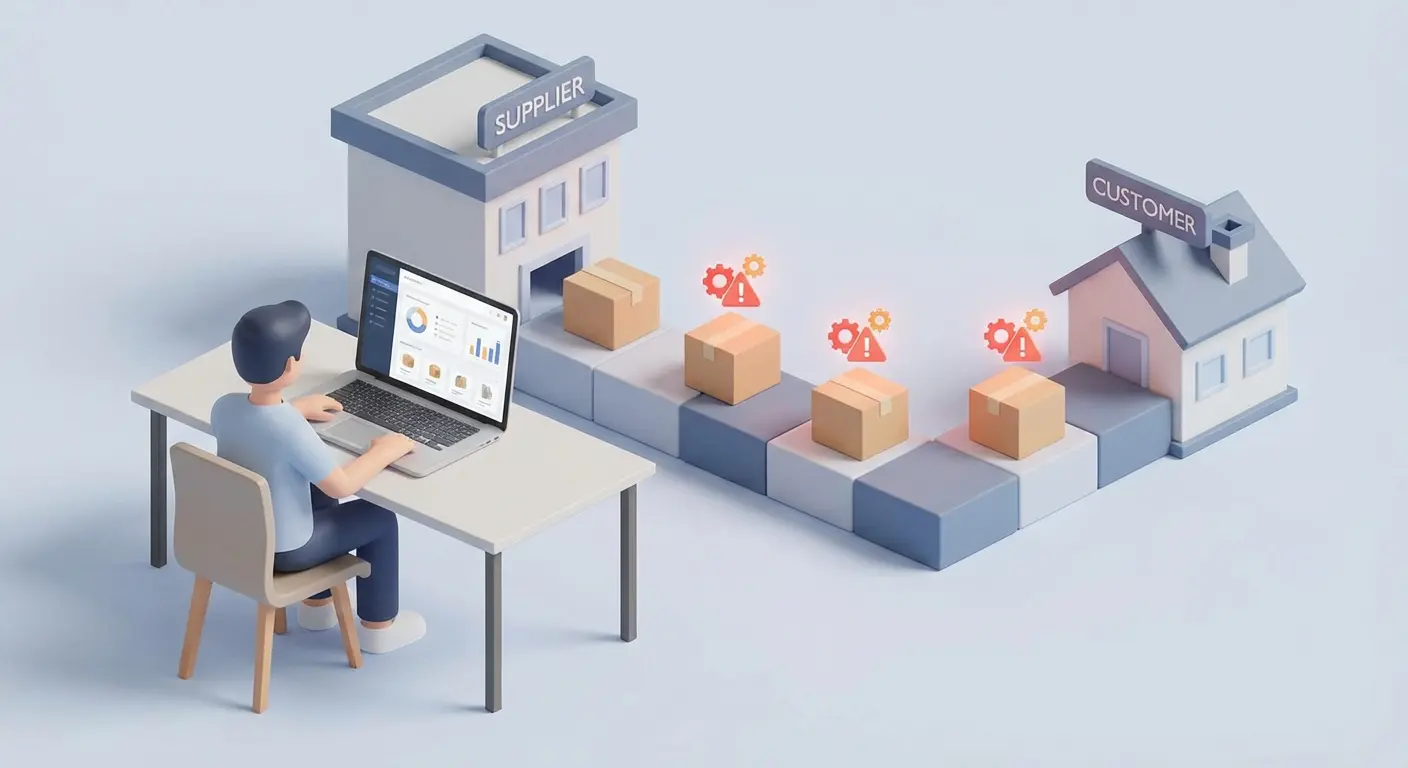 dropshipping workflow overview