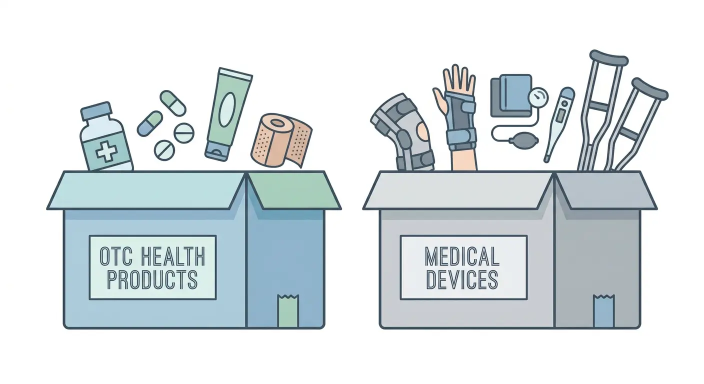 OTC vs medical devices