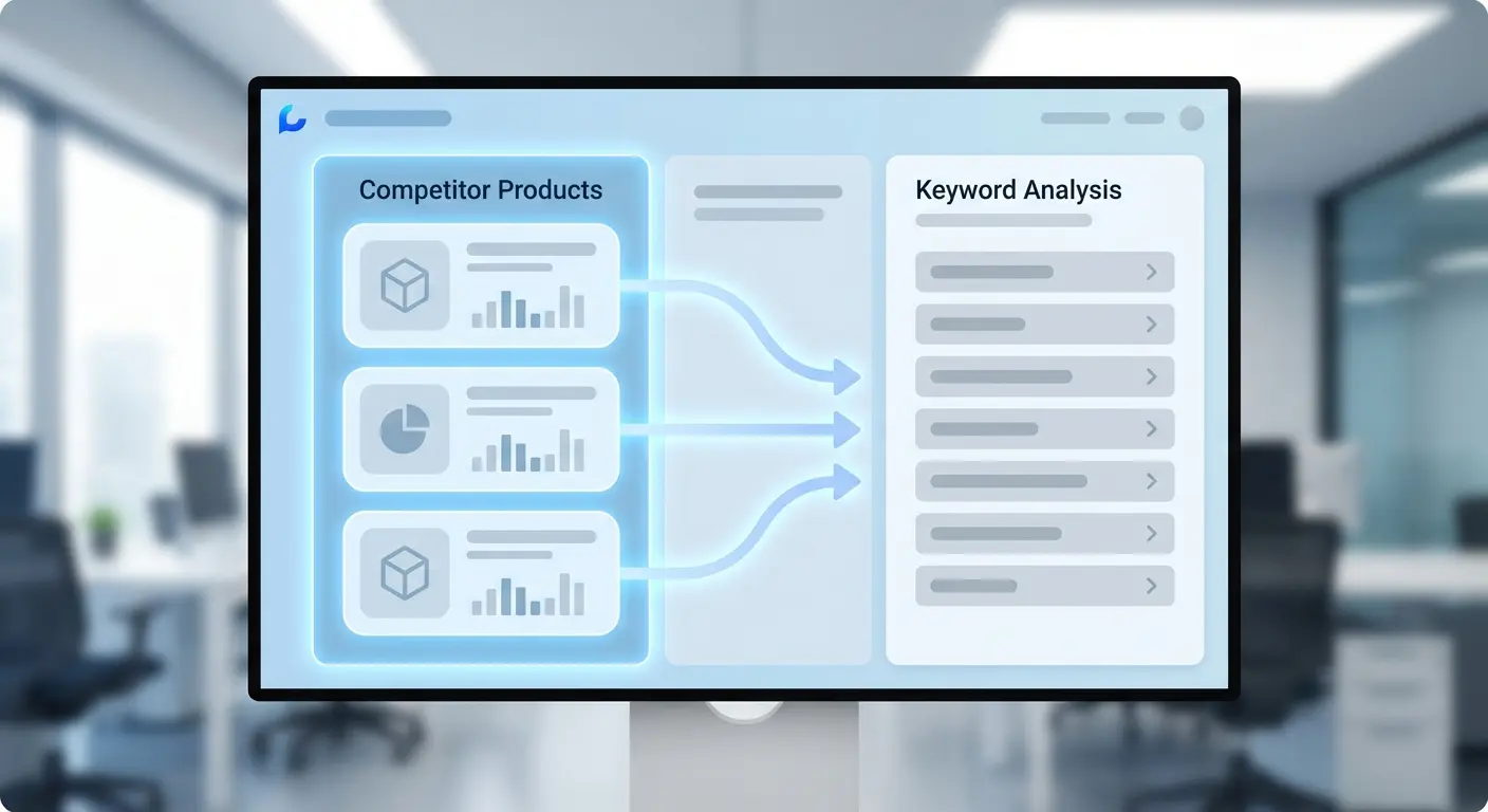 Reverse ASIN research dashboard