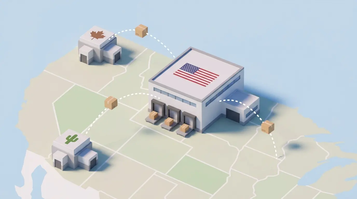 Cross border inventory flow