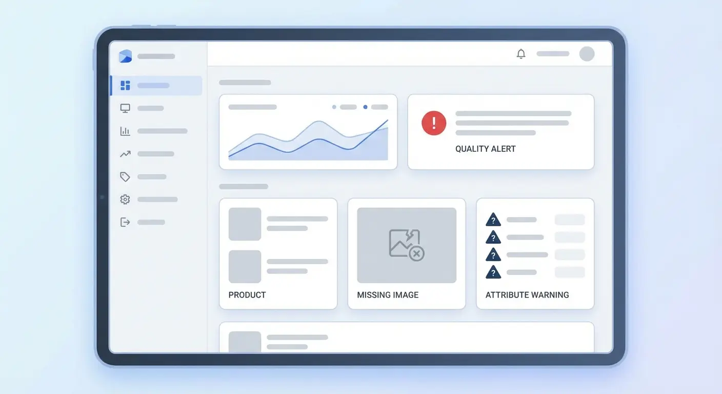 listing quality dashboard alerts