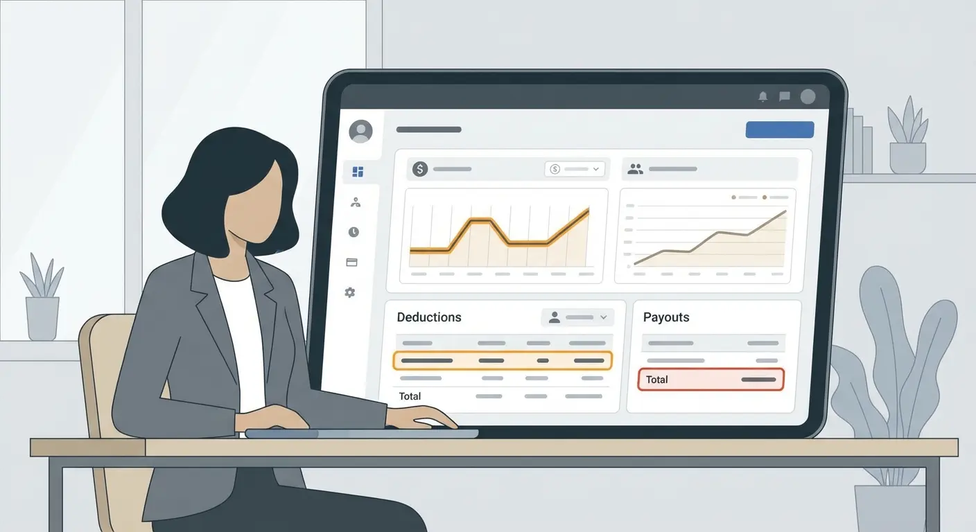 vendor payout dashboard