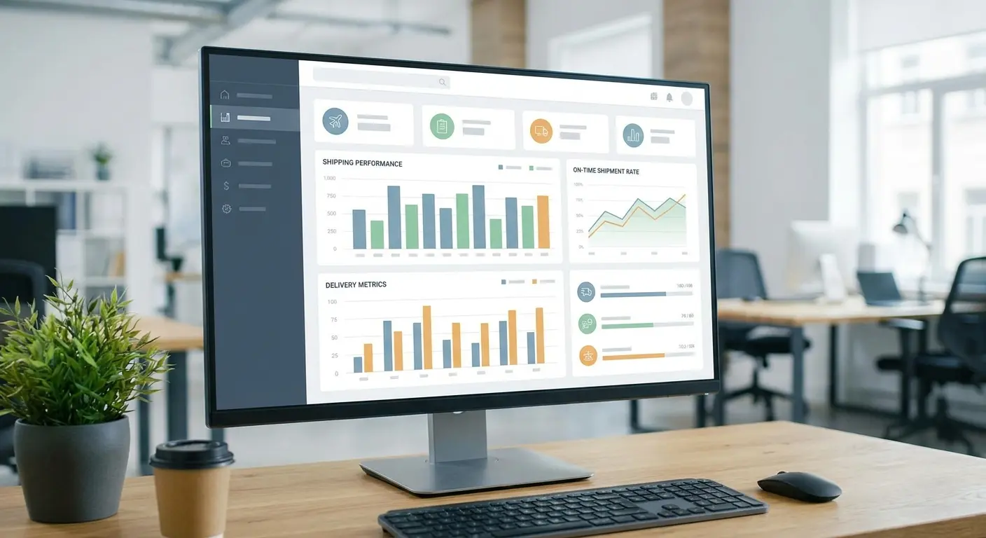 Shipping performance dashboard