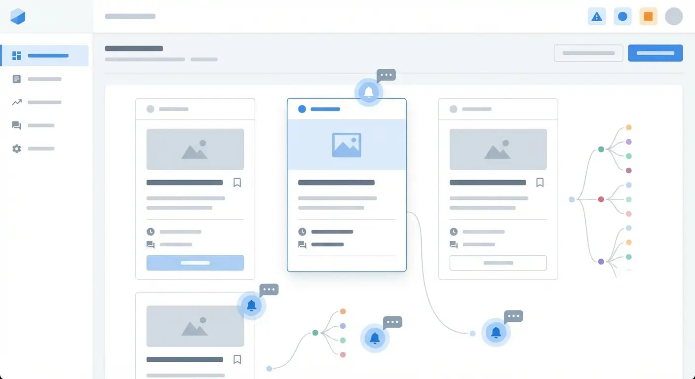 Catalog monitoring control panel