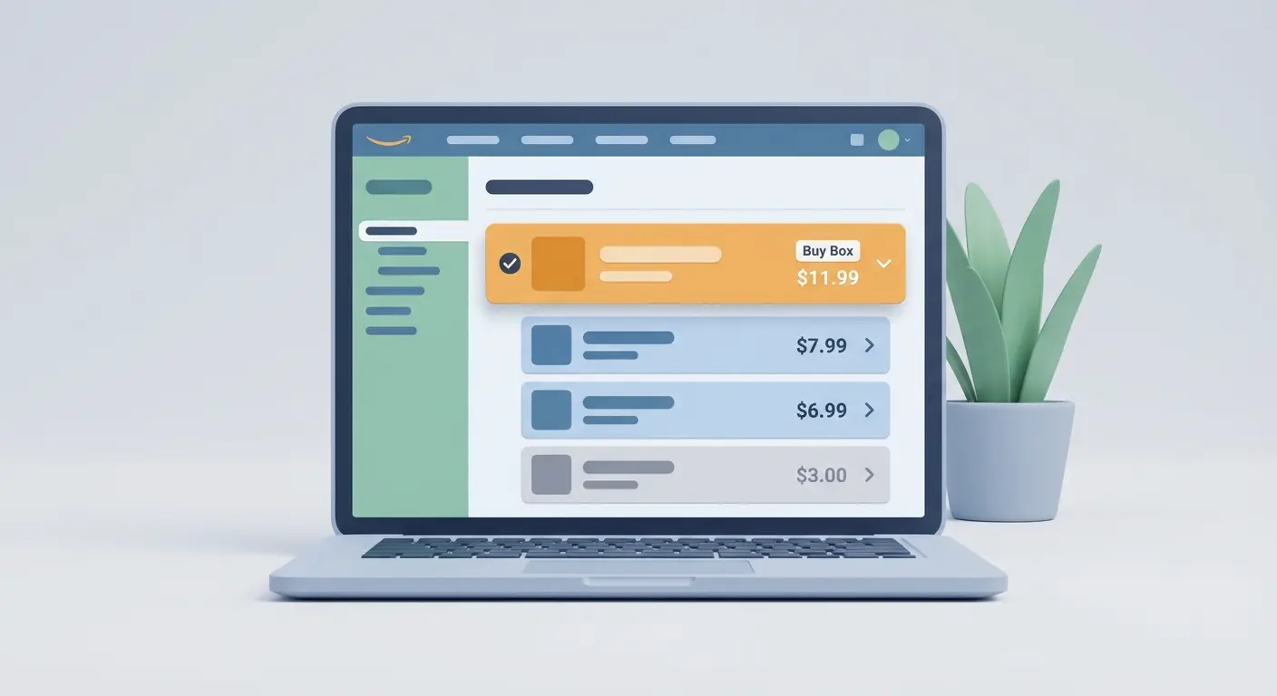 Amazon listing dashboard