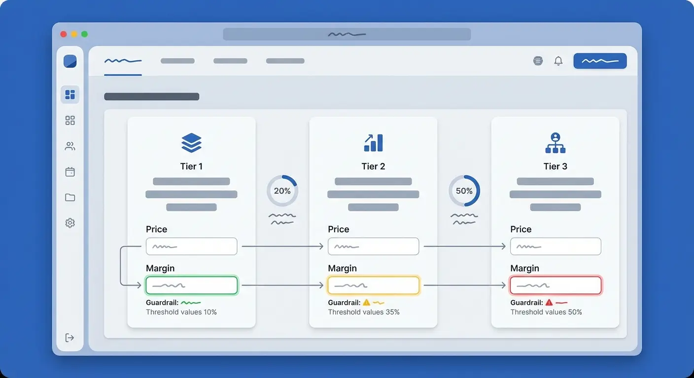 tiered pricing dashboard