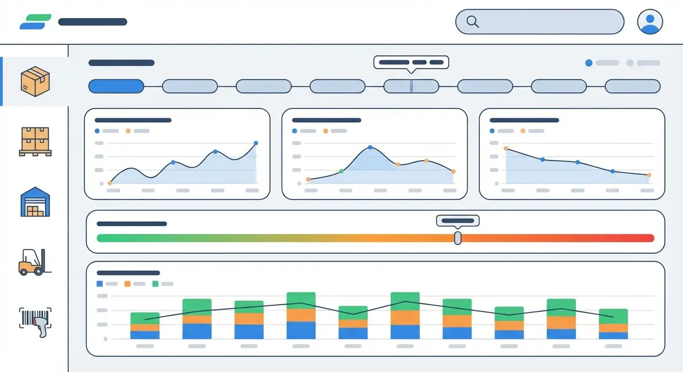 Inventory forecasting dashboard